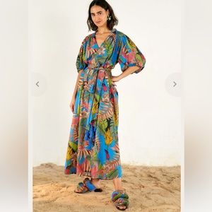 Farm Rio Totally Tuiuiu maxi dress